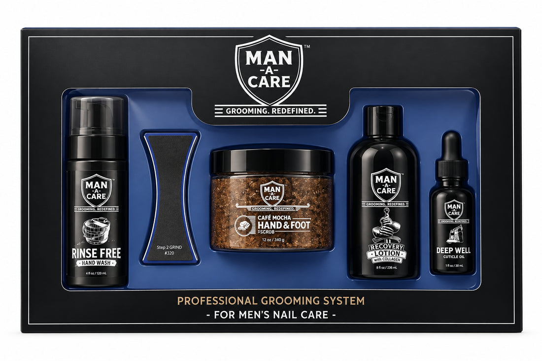 MANACARE 5-Step men’s hand and nail care routine