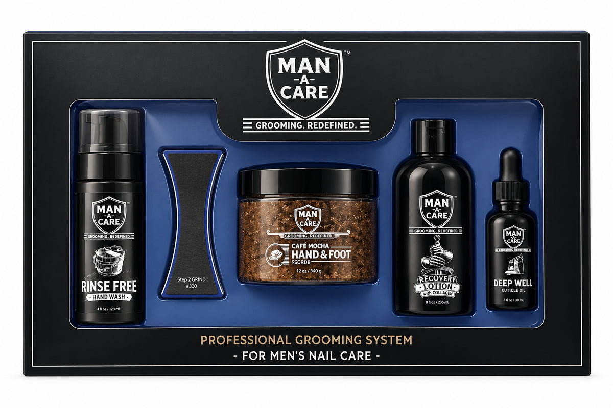 MANACARE 5-Step men’s hand and nail care routine