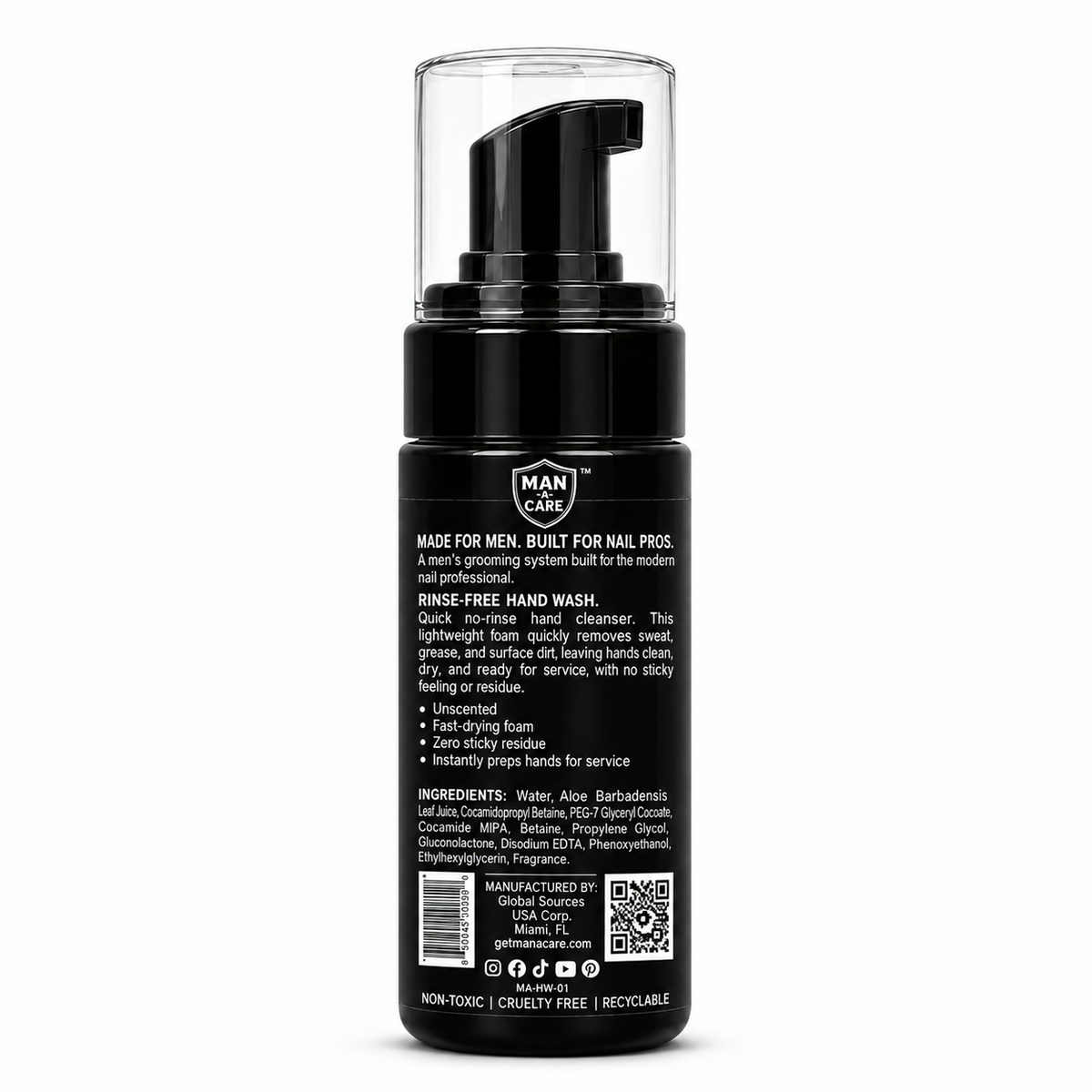 Rinse-Free Foaming Hand Wash - 4 oz