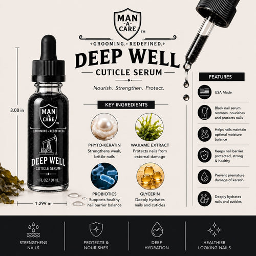 Manacare Deep Well Cuticle Serum key ingredients and features
