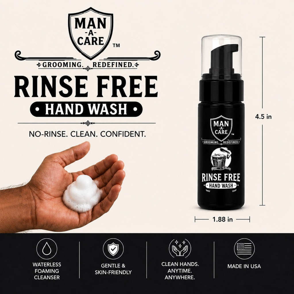 Rinse Free Hand Wash size and product benefits